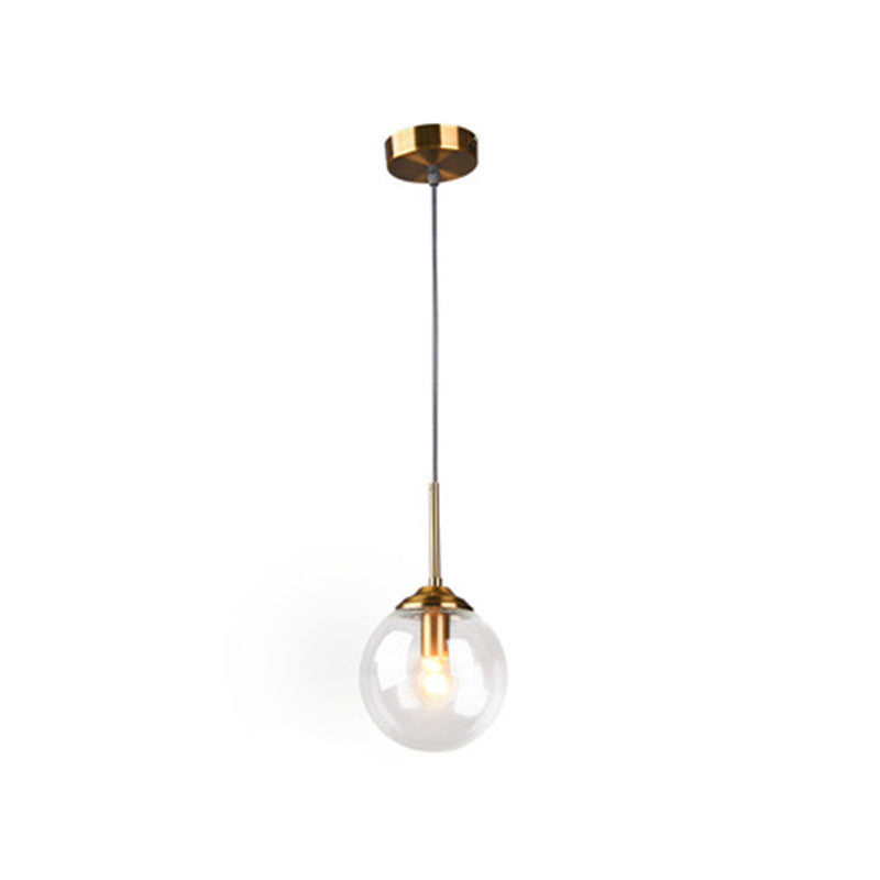 Hanging Ceiling Lamp Chandelier for Living Room with Bulbs Included 3 Light Amber Glass