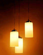 LED Compatible Pendant Ceiling Lamp Hanging Light of 3 Decorative Lamp Shade in One Round Fitting