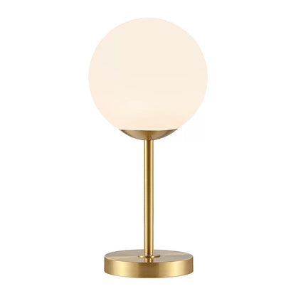 Mid Century Globe Table Lamp Modern Brass Gold Night Lamp