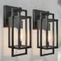 Outdoor Wall Lights Fixture, Set of 2 Waterproof & All-Weather Garden Sconce, Exterior Wall Lanterns,