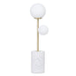 2 Globe Lights Table lamp With Marble Base